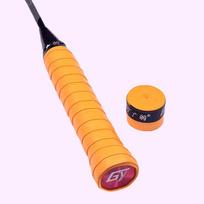 Nonslip grip tape hand glue for 110cm long tennis badminton squash racket geltona