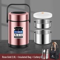 Yuluo 3-Layer Insulated Stainless Steel Lunch Box