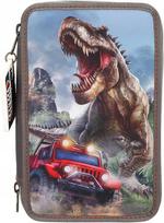 Depesche Dino World T-rex rašiklinė su 3 skyriais ir pilna įranga