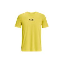 Under Armour T Shirts Men's Starfruit Yellow Crew Neck Moderate Straight Fit 1376837-799 M