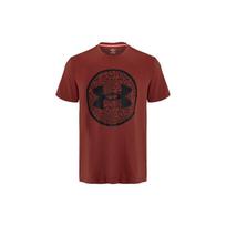 Under Armour T Shirts Men's Red Crew Neck Moderate Straight Fit 1374713-610 XL