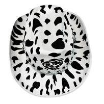 A52E Cow Themed Cowboy Hats Soft Unisex Headwear Rhinestones Photo Props CN