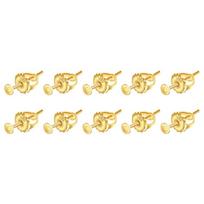 A52E Security Screw On Earring Backs Practical Post Connector with Locking Attachments Earring Backs for Droopy Ear Studs auksas