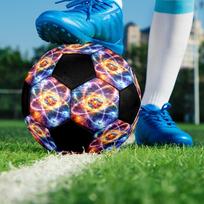 1pc Atomic Energy Universe Size 5 Match Football, Training Soccer Ball, High-Elasticity and Soft, Anti-Slip and Wear-Resistant Material, Thickened and Size 5