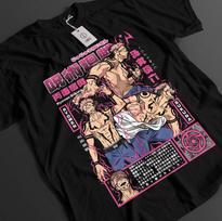 Jujutsu Kaisen Shirt Sukuna TShirt Gojo Itadori Megumi Top JJK Anime Unisex Tee S