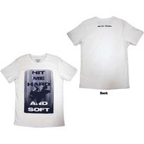 Billie eilish tshirt hit me hard and soft falling natural back print offic L