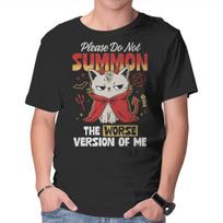 Unisex Crew Neck T-Shirt The Worse Version Of Me Graphic Short Sleeve Casual Tee S