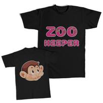Dad and Son Matching Outfits Clothes Jcb Demolition Expert Zoo Keeper Dad Cotton XXL