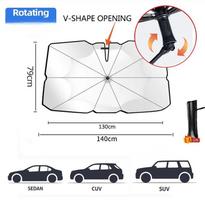 Car Sunshade Windshield Umbrella Car Front Sun Shade Parasol Foldable Protection Car Seat Heat Insulation Car Accessories