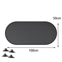 Car Sun Shade Uv Protection Folding Auto Rear Window Sunshade 100X50Cm Universal Mesh Back Window Visor With Suction Cups