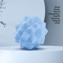 Massage Ball Textured Yoga Physio Roller Solid Dual Exercise for Foot Neck Shoulder Muscle Relief Relaxation Versatile
