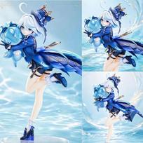 Genshin Impact Furina Anime Merginos Figūrėlė Kolekcionuojama GK PVC Statula Darbalaukio Dekoracija Ornamentas Modelis Suaugusiems Anime Gerbėjams Dovana