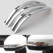 For Nissan Kicks 2017 2018 2019 2020 2026 2026 2026 ABS Chrome Back Rear View Eyebrow Side Mirror Cover Stick Trim Frame Lamp 4XL juoda