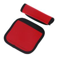 2Pcs Pull Up Bar Cushion Grips Anti Slip Soft Cover Pads For Dumbbell Barbell Exercise Equipment And Luggage Handles raudona