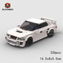 Techniniai Lancered EVO V Speed Red Automobiliai Statybiniai Blokeliai Plytų Rinkinys Vaikams Žaislai Dovanos Berniukams ir Mergaitėms gray