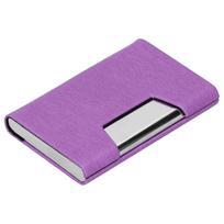 Verslo vizitinių kortelių dėklas laikiklis nerūdijančio plieno organizatorius nešiojamas verslui darbams violetinis 336# violetinė