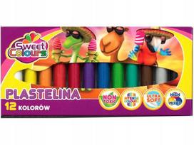 Plastelinos rinkinys 12 spalvų vaikams
