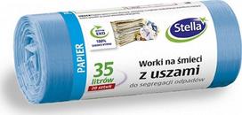 Atliekų rūšiavimo šiukšlių maišai 35 l su ausimis, 20 vnt.