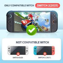 3 grūdinto stiklo apsaugų rinkinys Nintendo Switch 2 konsolei — nintendo switch priedai, ekrano apsauginė plėvelė, ekrano apsauga, 9h stiklas konsolei, switch ekrano apsauga, žaidimų priedai, grūdintas stiklas switch