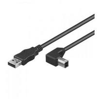 USB kabelis Techly USB-A - USB-B 0,5 m Juodas (ICOC-U-005-ANG)