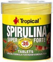 Tropical SUPER SPIRULINA FORTE 36% Tabletės 50ml