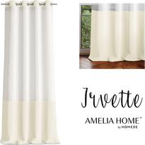 Užuolaida su kilpomis Irvette AmeliaHome 140 × 250 cm, kreminė