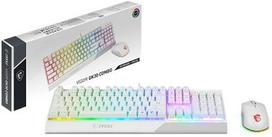 MSI Žaidimų klaviatūra Vigor GK30 Gaming Combo, Baltos spalvos (su pele)