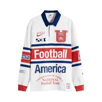 Nike JAV x V.A.A. Ilgų rankovių regbio marškinėlis 'Baltas/Iššūkio raudonas' M
