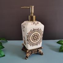 Ceramic Pump Hand Sanitizer & Lotion Dispenser - American Style Shower Gel Bottle