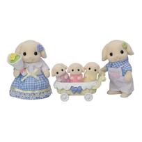 Sylvanian Families Doll Set Rabbit ST Mark Ages 3 and Toy Epoch [Flora Family] FS-50 Certified, Up, Dollhouse, Co., Ltd.