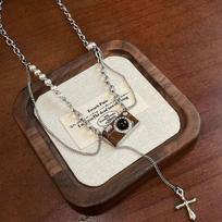 1Pc Kpop Hip-Hop Simple Personality Vintage Brown Camera Pendant Necklace Unisex Punk Y2K Charms Jewelry Accessories A6