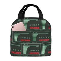 Metal Gear Solid Codec Screen Inspired By Kojima's MGS Insulated Lunch Bag for Women Portable Food Boxes Thermal Lunch Box Tote One Size