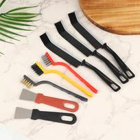 Kitchen Cleaning Brush Set,Deep Clean Gas Stove Brass Brush Gap Cleaning Brushes For Small Spaces,Window, Bathroom 1Set 1set