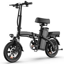 Urlife F1L Foldable Electric Bicycle 250W Motor 14  Tire City Electric Bike 48V 7.8Ah Dual Disc Brakes Max Load 120Kg LCD Display juoda
