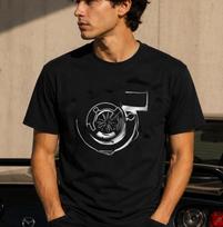 Turbo T Shirt Boost JDM Tuning Drift car NEW Silver Graphic design ( S - 5XL ) XXXXL