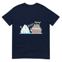 Boop Funny Titanic And Iceberg Pun Joke Meme Boys Girls Kids TShirt S