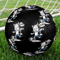 1pc Soccer Cat Scores Big Goal Soccer Balls Size 5 Machine-Stitched Ball, Sports League Outdoor Match Football Training Ball Futbol Voetbal. Q261519 Size 5