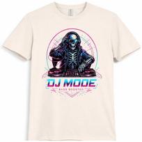 Skeleton DJ T Shirt Rave Electronic Music Bass Party Festival Club Tee XL