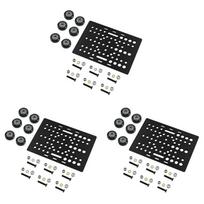 A84E-3X V-Slot Gantry Plate Set 20-80Mm With V-Slot Solid V Wheel POM Kit For Profiles CNC Machine Part 3D Printer Parts juoda