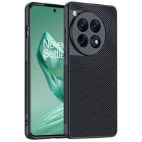 Suitable for OnePlus 12 mobile phone case Carbon fiber Kevlar pattern anti-drop ultra-thin OnePlus12Pro leather case protective case oneplus 12