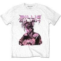 Men's Billie Eilish Purple Illustration T-shirt Medium White 3XL