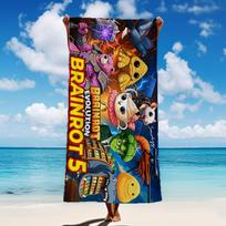Brainrot 5 Evolution Microfiber Beach Towel Quick Dry Super Absorbent Sand Free Soft Bath Towels Bathroom Accessories Gym Sports 40X60CM