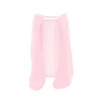 Solid Color Ice Silk Sunscreen Mask Shawl Face Veil Adjustable Cycling Scarf  Fishing Pink(Long)