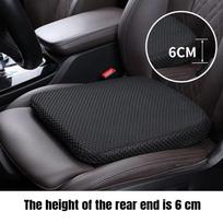 6-10Cm Car Seat Booster Cushion Honeycomb Memory Cotton Seat Cushion Simple Breathable 3D Mesh Thickened Sedentary Seat Cushion COTTON&Four Seasons