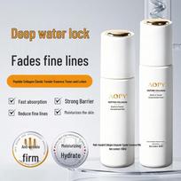 AOPY Peptide Collagen Toner & Lotion Set: Softening, Hydrating, Moisturizing Essence for Skin.
