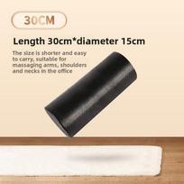 Black And Pink Foam Roller Yoga Aid For Muscle Tension Relief And Workout Recovery Black 30cm