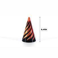 3D spausdintas spiralinio kūgio žaislas Neįmanomos piramidės perėjimas Skulptūra Praėjimas per piramidę „Fidget“ žaislas mini sūkurinė sriegio iliuzija