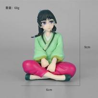 13cm Kusuriya no Hitorigoto Anime Figure Garden Party Maomao Action Figure Kawaii Jinshi Figurine PVC Adult Collection Model Toy pilka spalva