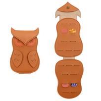 1pc Owl Shaped Guitar Pick Holder, PU Leather Case, Large Capacity for Plectrums, Picks Clip, String Instrument Accessory ruda