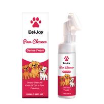 100ml Dogs Cats Cleaning Paw Foam With Brush Deep  Quick Clean No Rinse Moisturizing Soft Paws Fresh Scent Pet Cleaner